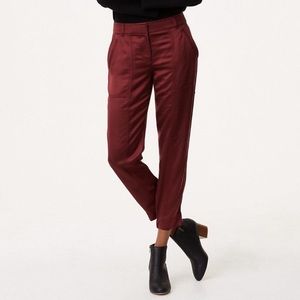 Ann Taylor Loft Satin type Utility Pants - shiny